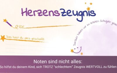 Noten sind nicht alles: So hilfst du deinem Kind, sich trotz schlechtem Zeugnis wertvoll zu fühlen